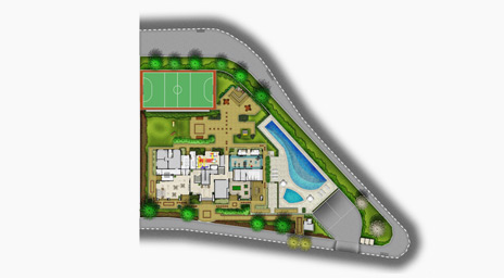 jardins d'italia - edifícios residenciais - implantação