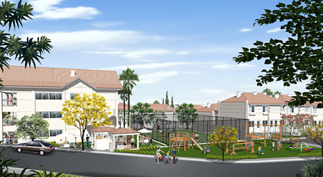 condomínio felicity house - condomínios horizontais - perspectiva da rua