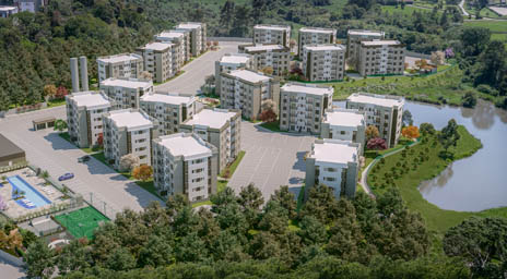 biosfera vila pires - conjuntos residenciais - implantação